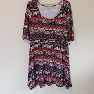 Stella Tweed 3/4 Sleeve Fit n Flair Dress